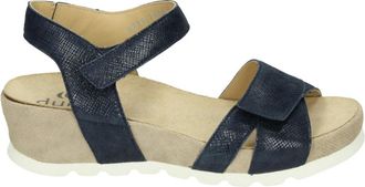 Durea Dames, Schoenen, Blauw, Maat: 35 1/2 EU Leer