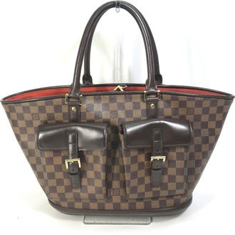 Louis Vuitton Damier Brown Ebene Damier Canvas Shoulder Bag Tote Bag (Pre-Owned)