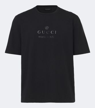 Gucci Camiseta de jersey en mezcla de algod&oacute;n