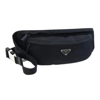 Prada Vintage, unisex, Zwart, ONE Size, Nylon, Pre-owned Nylon prada-bags