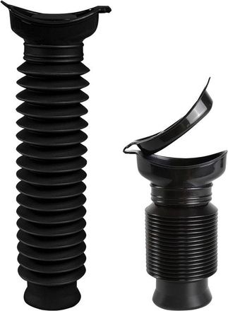 OEM Inodoro Port&aacute;til De Emergencia Unisex Reutilizable, Wc De Emergencia 2x, Inodoro Port&aacute;til Reutilizable Y Retr&aacute;ctil Para Camping, Hombres, Negro
