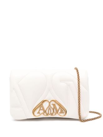 Alexander McQueen The Seal cross body bag - Neutrals