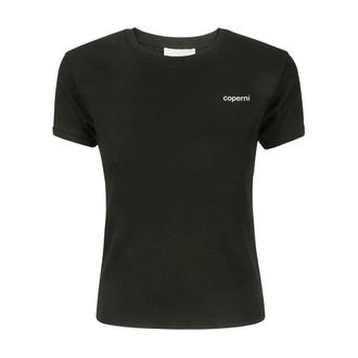 Coperni T-Shirts, female, Black, Size: S Logo Print T-Shirt