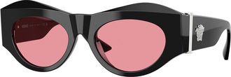 Versace VE4477U 532084 Womens Sunglasses Black Size 52