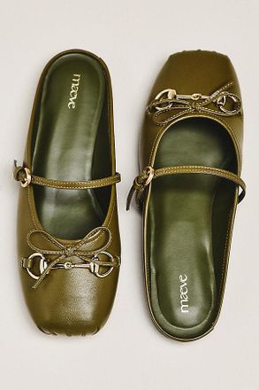 Maeve Horsebit Mule Ballet Flats