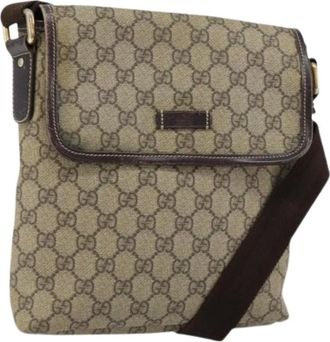 Gucci Pre-owned Cross Body Bags, female, Beige, Size: ONE SIZE Pre-owned Plastic Cross Body Bag