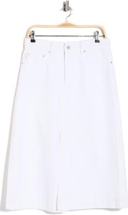 DL1961 Alma A-Line Denim Skirt in White at Nordstrom Rack, Size 26