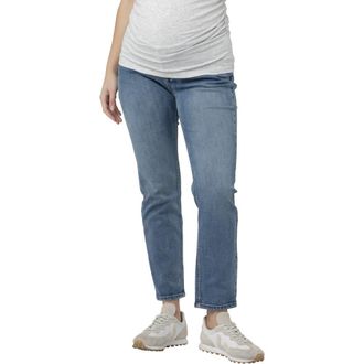 Ripe Hunter Over Bump Crop Jean in Vintage Wash at Nordstrom, Size Xx-Large 28 Au