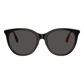 Burberry BE4464D416087 Cat-Eye Check Sand Sunglasses - Black