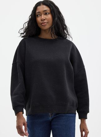 Sessun Womens Chebbi cropped confetti sweatshirt