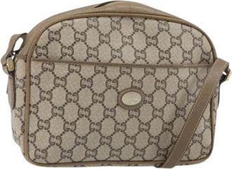 Gucci Pre-owned Plastic Crossbody Tas - Dames - Vintage Schoudertas - Beige - ONE Size - Vintage