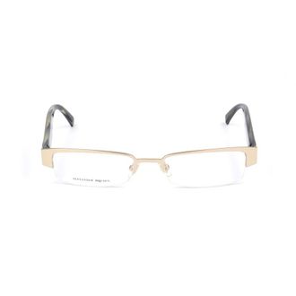 Alexander McQueen Gold Metal Glasses (Frames)