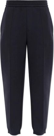 Emporio Armani Jersey Joggingbroek met Paspel - Heren - Sweatpants - Blauw - M - Katoen - Broeken