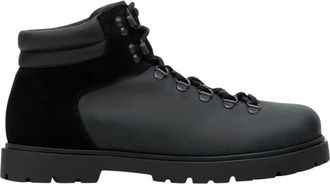 Birkenstock Lace-up Boots - Dames - Veterlaarzen - Zwart - 36 EU - Leer - Schoenen