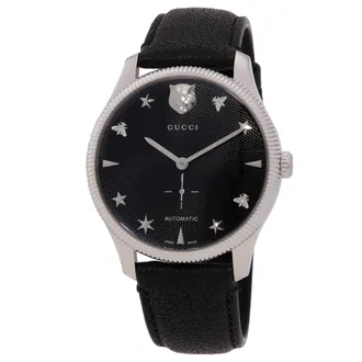 Gucci G-Timeless Automatic Black Dial Watch YA126365
