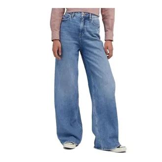 Lee Dames, Jeans, Blauw, Maat: W27 Katoen
