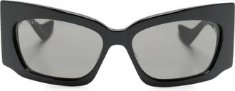 Gucci Geometric Zonnebrillen - Dames - Zonnebrillen - Zwart - ONE Size - Accessoires