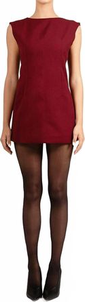 Parentezi Ellie Mini Dress In Bordeaux