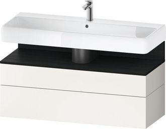Duravit Duravit - Qatego Mueble Bajo Lavabo, 1 Extra&iacute;ble Y 1 Caj&oacute;n