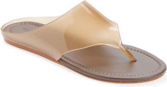Farm Rio Jelly Flat Flip Flop in Walnut at Nordstrom, Size 6.5
