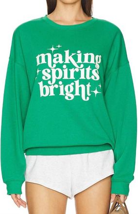 Beach Riot Devyn Oversized Sweatshirt In Frosted Fir