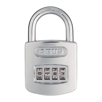 ABUS Candado De Combinaci&oacute;n 160/50 Cuerpo Del Candado W.51mm Sta Plata Rosa Rodillo De Combinaci&oacute;n 4