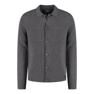 Wahts Mens Knitwear, TargetGroup:Men Mid Grey Melange / XL