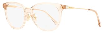 Jimmy Choo London Butterfly Crystal-Accented Eyeglasses - Nude
