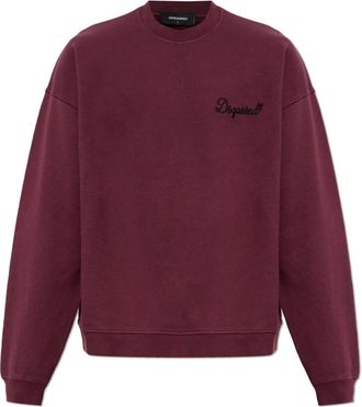 Dsquared2 Uomo, Felpe, Rosso, 3Xl, new