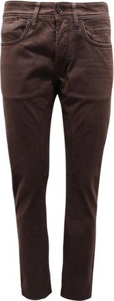 Siviglia Italiaanse Denim Broek- Gemaakt in Itali&euml; - Heren - Slim Fit Jeans - Bruin - W30 - Denim - Jeans