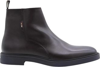 HUGO BOSS Zandstraat Enkellaars - Heren - Enkellaarsjes - Bruin - 44 EU - Schoenen