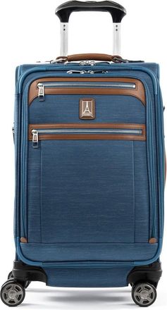 Travelpro Platinum Elite Softside Expandable 21 Carry On Spinner Luggage in Coastal Blue at Nordstrom