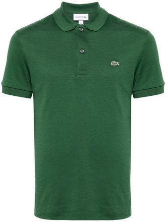 Lacoste Polo con applicazione logo - Verde