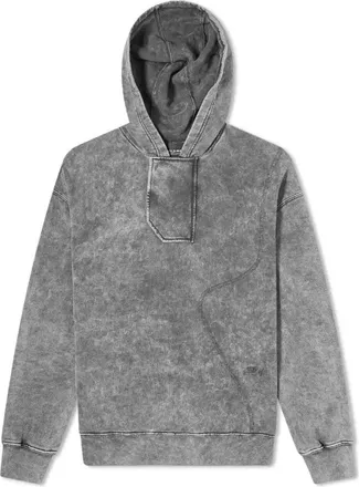 A-Cold-Wall* Fade Out Heavyweight Hoodie Grey Black ACWMW023-BK