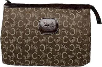 Celine Pre-owned Clutches, female, Brown, Size: ONE SIZE Pre-owned Leather Clutch