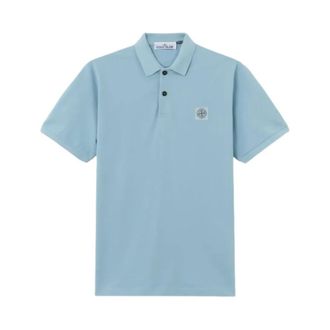 Stone Island Slim-fit Polo - Heren - Polos - Blauw - S - Katoen - Tops