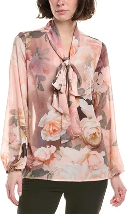 Tahari by ASL Tahari Asl Puff Sleeve Blouse