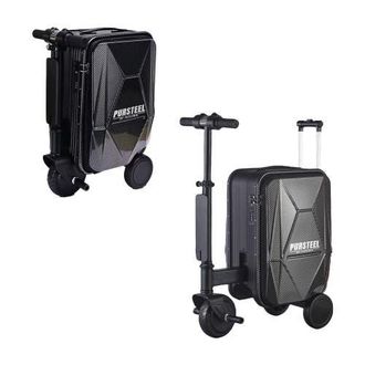 Pursonic Smart Rideable Motorized Suitcase Electric Luggage Scooter For Travel in Black at Nordstrom