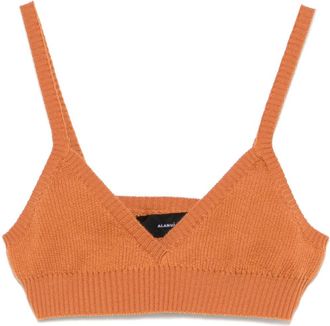 Alanui Top in cashmere - Marrone