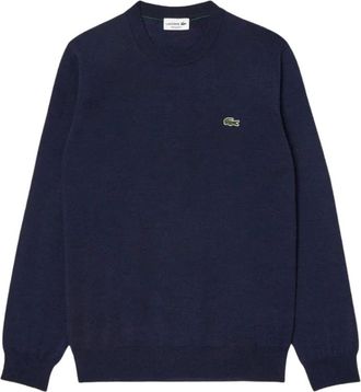 Lacoste Jersey de cuello redondo - Knitwear - Hombre - Azul - M