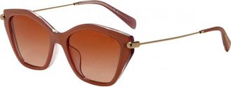 Michael Kors Womens MK2246U 52 401513 Catskills Sunglasses - Brown - One Size