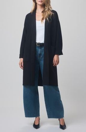 Splendid x @cellajaneblog Sleek Coatigan in Black at Nordstrom Rack, Size X-Small