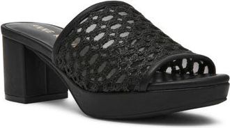 Anne Klein Paros Platform Sandal in Black at Nordstrom, Size 11
