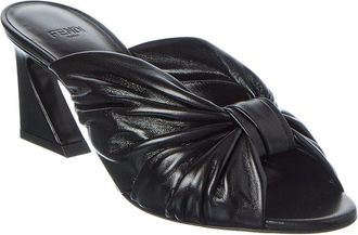 Fendi Fendi Arco Leather Sandal