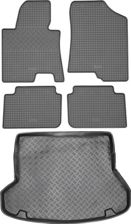 OEM Hyundai I30 Ii Kombi De 2012 A 2016. Juego De Alfombrillas De Goma Para Coche Y Alfombrilla Para Maletero