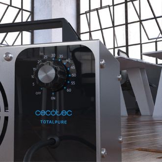 Cecotec Cecotec - Generador De Ozono Totalpure 4000 Ozone. Potencia 120 W, Limpia 28 G/hora, Temporizador, Apagado Autom&aacute;tico, Cobertura Hasta 100 M2, Uso Sen