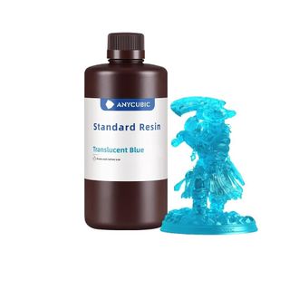 OEM Resina Para Impresi&oacute;n 3d, Alta Precisi&oacute;n, Curado R&aacute;pido, 5 Kg, Azul Transl&uacute;cido
