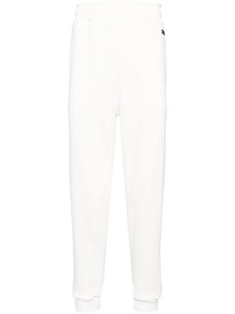 Ermenegildo Zegna Pantaloni sportivi con ricamo - Bianco