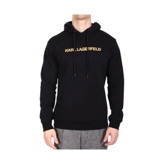 Karl Lagerfeld Hoodies & sweatvesten, Heren, Zwart, M, Katoen, Hoodie