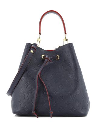 Louis Vuitton NeoNoe Handbag Monogram Empreinte Leather MM bucket bag - Blu